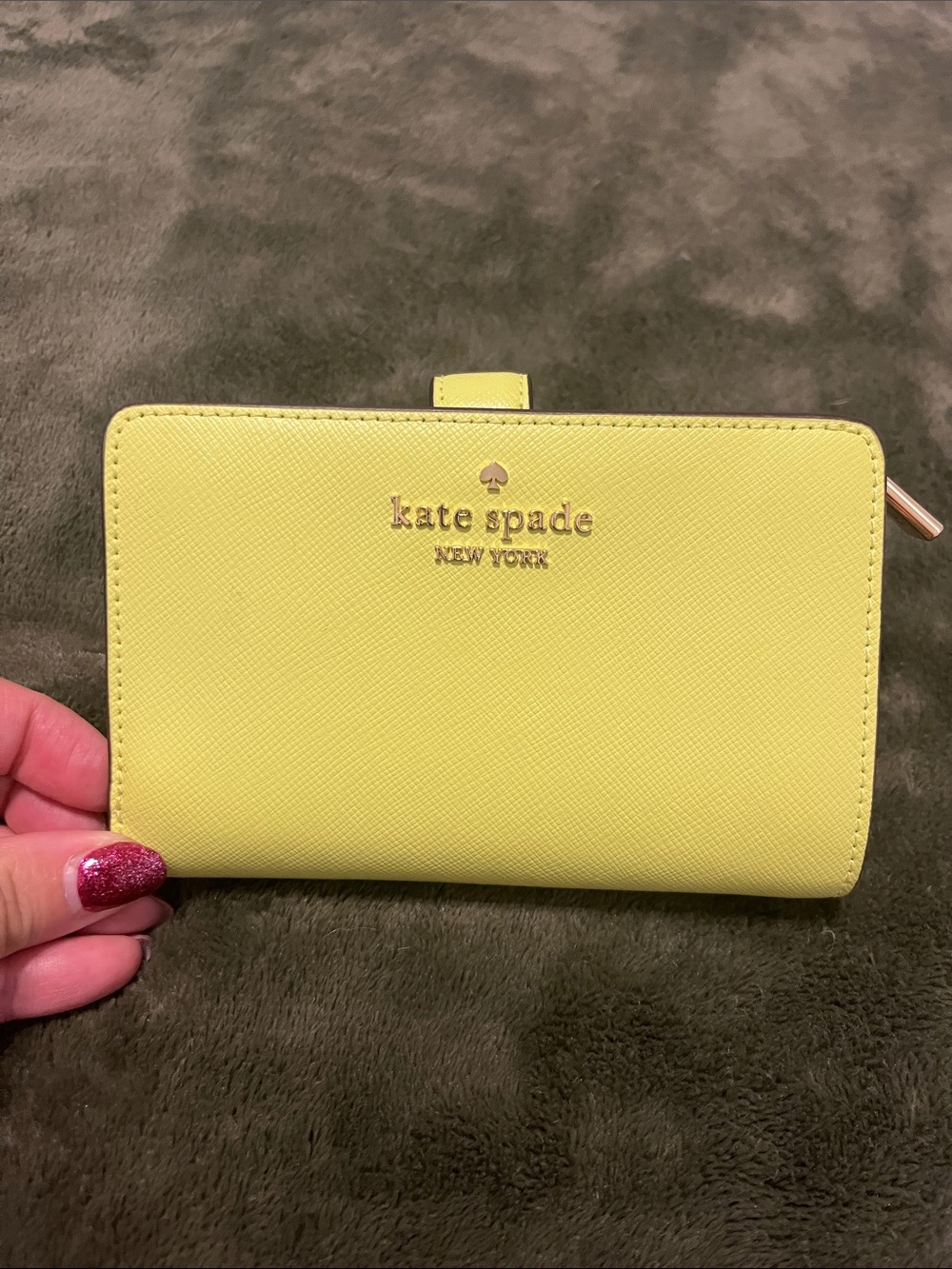 kate spade Leather Zip Around Wallet